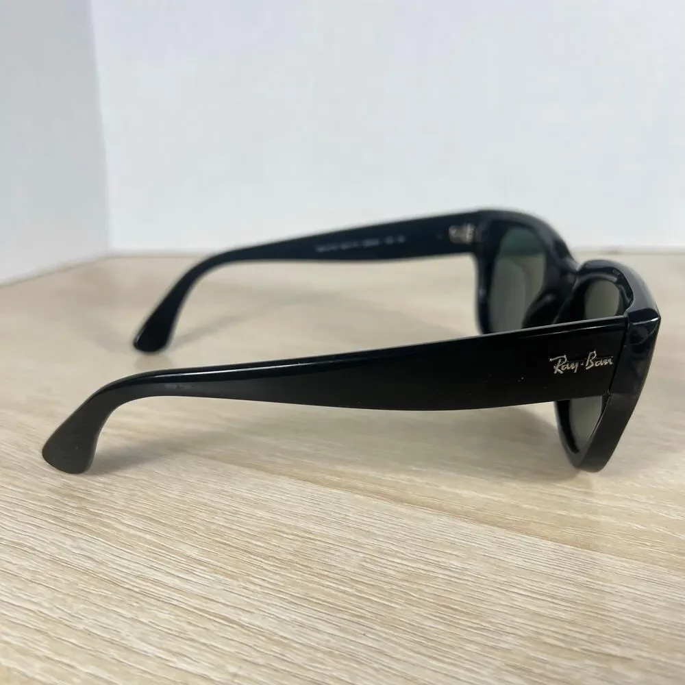 Ray-Ban RB4178 601/71 Sunglasses Black READ DESC Made in Italy 52-21-140